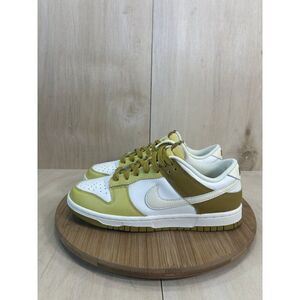Nike Dunk Low Retro Bronzine Coconut Milk Gold White Athletic Shoes Mens Size 11